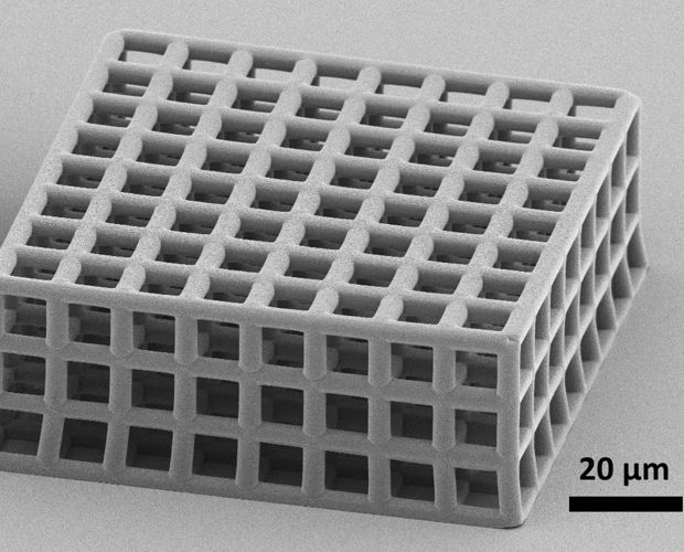3D strukturiertes Hybridpolymer Zweiphoton Polymerisation 3D strukturiertes Hybridpolymer Zweiphoton Polymerisation
